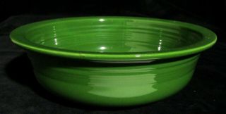 Vintage Hlc Fiesta Ware Dark Green 8.  5 " Serving Bowl - Pristine