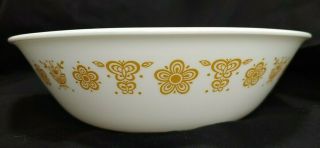Corning Corelle Butterfly Gold 8 1/2 " Vegetable Serving Bowl