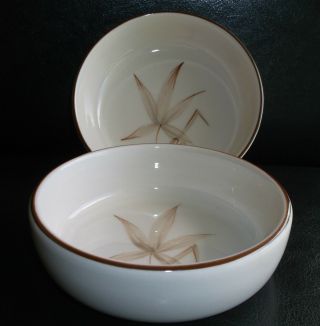 Set Of 4 Vintage Winfield Passion Flower China Berry Dessert Bowls -