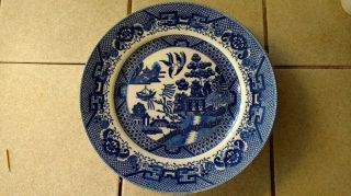 5 Made In Japan Blue Willow Ware Dinner Plates
