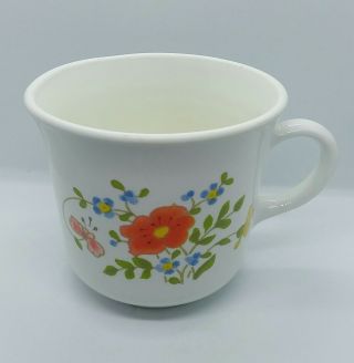 Corelle Corning Wild Flower Spring Bouquet Tea Cup Coffee Mug