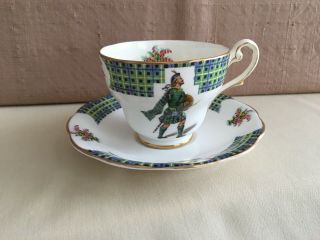 Royal Standard Bonnie Scotland Clan Graham Tea Cup & Saucer Bone China England