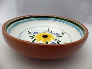 Stangl Pottery - Large Vegetable Serving Bowl - Country Garden - 10 " Wide - Euc