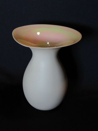 Exceptional Studio Art Pottery Opalescent Porcelain Vase Signed Kathleen Ryall