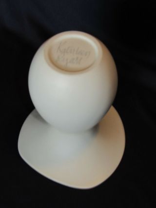 Exceptional Studio Art Pottery Opalescent Porcelain Vase Signed Kathleen Ryall 2