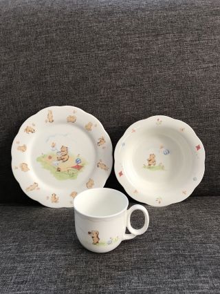 Noritake Busy Bear Children’s Plate,  Cup And Bowl