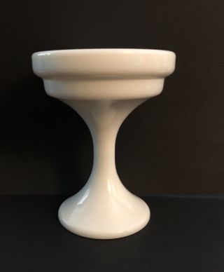 Vintage Westmoreland Milk Glass Footed Goblet/candy Dish (art Deco Style)