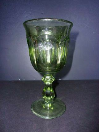 Imperial Verde Green Old Williamsburg 6 1/2 " 8 Oz.  Water Goblet
