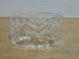 Waterford Crystal Oval Napkin Ring Lismore or Alana 4