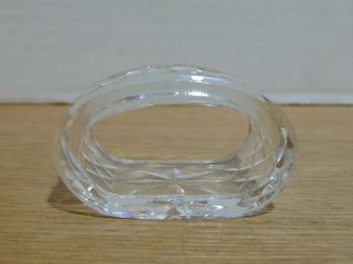 Waterford Crystal Oval Napkin Ring Lismore or Alana 5