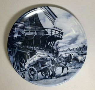 Vintage Ter Steege Bv Delft Blauw Plate 