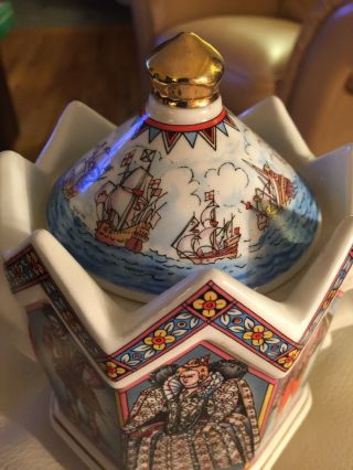 Sadler Teapot Queen Elizabeth I Spanish Armada 4442 ENGLAND 3