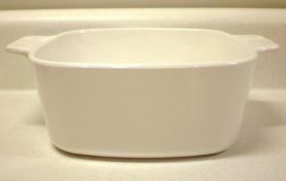 Corning Ware - White - 1.  5 Quart Casserole Dish A - 1 1/2 - B