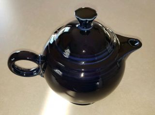 Fiestaware Cobolt Blue Teapot Pitcher With Lid