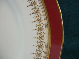 Royal Worcester Regency Ruby Red Dinner Plate (s) 2