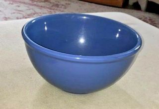 Vintage Hall Blue Mixing Bowl 7 1/4” Usa China Pottery Retro Kitchen
