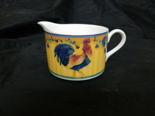 Fitz And Floyd Classic Choices " Coq Du Village " Rooster Creamer