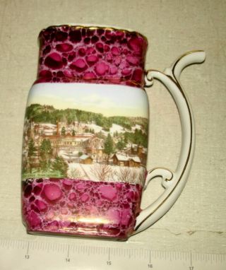 Vintage ‘crown G’ Porcelain Straw Sip Spa Cup - Krynica Nowe Lazienki Poland
