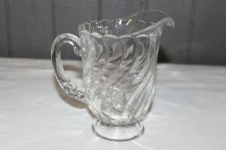 Fostoria " Colony " Small Pitcher Good Pre - Owned