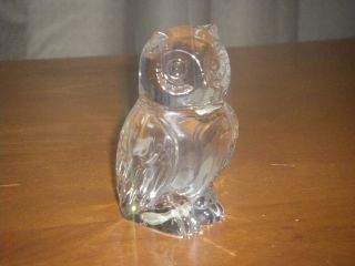 Princess House Crystal Pets Oliver Owl Made In Germany 24 Lead Crystal