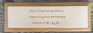 Bennington Potters 1844 David Gil Elements Gold Spoon Rest 2