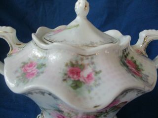 RS Prussia Footed Lidded Sugar Bowl Red Star 2