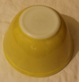 Vintage Yellow Pyrex 4 Quart 1 1/2 Pint Mixing Bowl 15