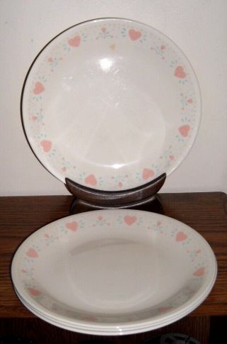 Corelle Luncheon Plates 8 1/2 " Salad Forever Yours X2 Ec