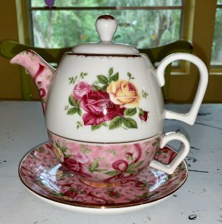 Royal Albert Old Country Roses Chintz Tea For One