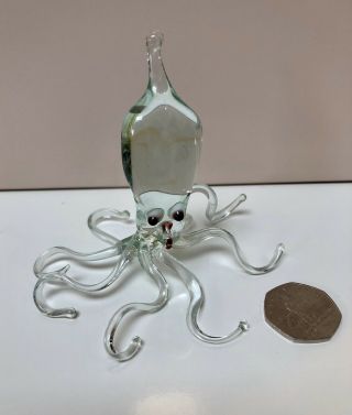 Vintage Art Glass Murano Pirelli Lauscha Bimini Animal Octopus Figurine