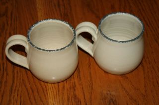 2 HOME AND GARDEN PARTY FLORAL STONEWARE COFFEE MUGS 2002 5