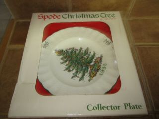 Spode Christmas Tree Collector Plate 1990 2nd In A Limited Series