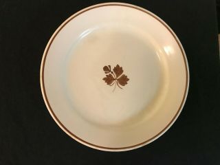 4 Antique Alfred Meakin Copper Lustre Tea Leaf 8 7/8 " Plates