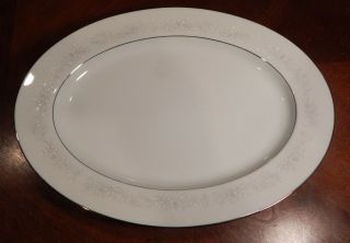 Noritake " Cumberland " Pattern 2225 Oval Serving Platter (s) 13 5/8 "