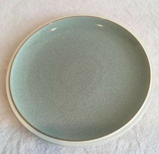 Denby Energy White/green 9” Salad And Dessert Plate With Tag