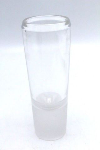 Crystal Glass Vera Wang By Wedgwood Vase / Double Shot Glass Bud Vase 5.  5 "