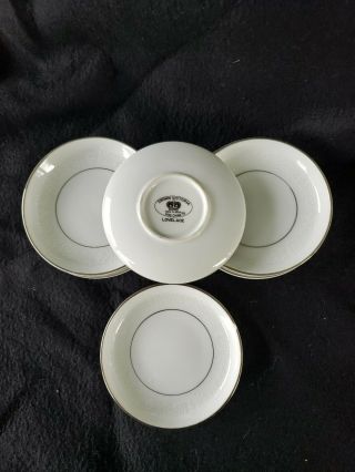 Lovelace Coasters By Crown Victoria Fine China - Set Of 8 - 3 5/8 ".
