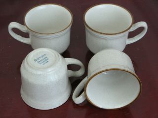 4 Baroque Hearthside Vintage Stoneware Coffee Mugs Cups Set Of 4 Made In Japan