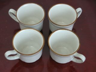 4 Baroque Hearthside Vintage Stoneware Coffee Mugs Cups Set Of 4 made in Japan 2