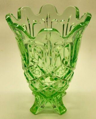 A Sowerby Glass Vase - No 2583 -