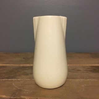 Vintage Shawnee Pottery Mini Miniature Wheat Double Handled Bud Vase 1203 USA 5