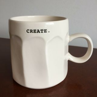 Rae Dunn " Create " By Majenta Coffee/tea Mug/cup,  Collectible,  Gift