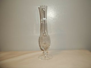 WATERFORD LEAD CRYSTAL GLASS BUD VASE SIGNED 9 1/4 