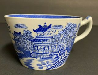 (1) Antique Copeland Spode " Mandarin " Willow Blue & White Handled Cup (10oz)