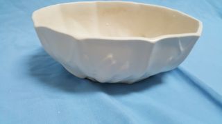 NELSON McCOY LILY BUD PLANTER Cream Colored Vase Bowl 1940s 2