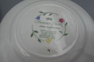 Johnson Brothers China SUMMER CHINTZ Bread Plates - Set of Four 2
