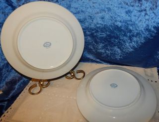 (4) Royal Cuthbertson Blue Willow Dinner Plates - - 10.  5/8 