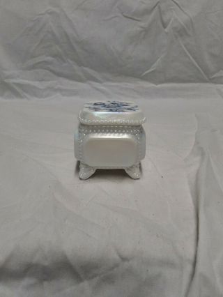 1979 Westmoreland White Milk Glass Trinket Box
