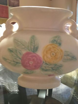Vintage Hull Usa Pottery Floral Vase Antique
