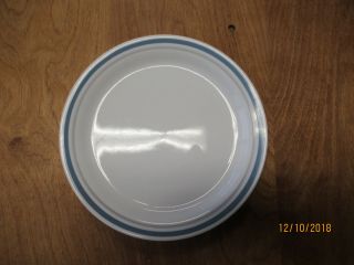 Corelle Slate Dinner Plate 10 3/8 " Blue Grey Bands 1 Ea 6 Available